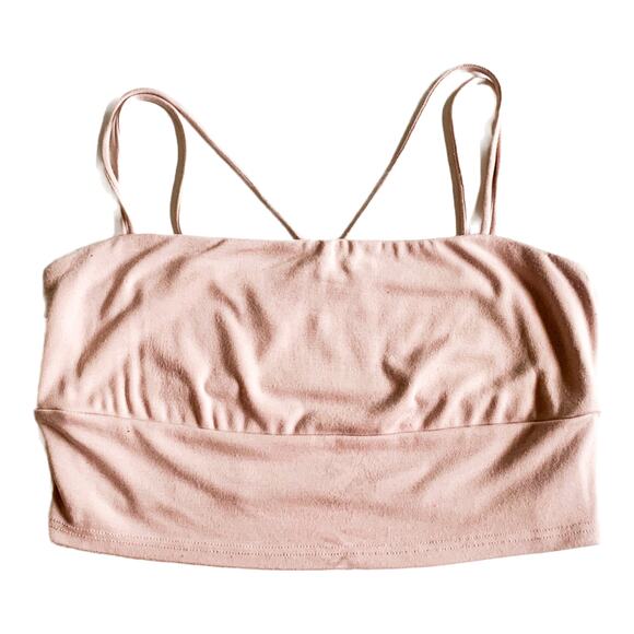 Urban Outfitters Celeste Square Neck Cami Rose Medium - Picture 6 of 9